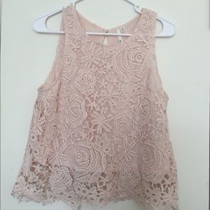 Blush Lacey Tank